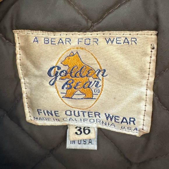VINTAGE Golden Bear Leather Jacket size 36 — RARE + in EXCELLENT CONDITION - Picture 13 of 15